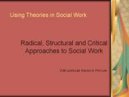 Using Theories in Social Work