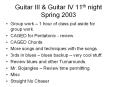 Guitar III PowerPoint PPT Presentation