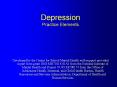 Depression Practice Elements PowerPoint PPT Presentation