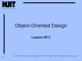 Object-Oriented Design PowerPoint PPT Presentation
