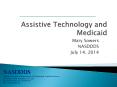 Assistive Technology and Medicaid PowerPoint PPT Presentation
