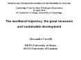 FINANCE AND THE MACROECONOMICS OF ENVIRONMENTAL POLICIES Cambridge Trust for New Thinking in Economics 10 April 2014 St Catharine PowerPoint PPT Presentation
