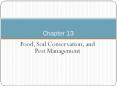 Food, Soil Conservation, and Pest Management PowerPoint PPT Presentation