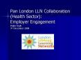 Pan London LLN Collaboration (Health Sector): Employer Engagement Digby Ingle 3rd December 2008 PowerPoint PPT Presentation