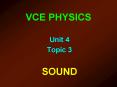 VCE PHYSICS PowerPoint PPT Presentation