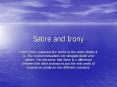 Satire and Irony PowerPoint PPT Presentation
