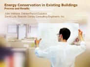 Energy Conservation in Existing Buildings Process and Results