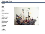 Pirate Boat Plans