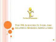 Top PR Agencies in India are adapting modern approaches