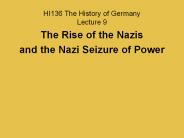 HI136 The History of Germany Lecture 9