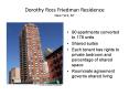 Dorothy Ross Friedman Residence New York, NY PowerPoint PPT Presentation