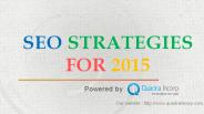 SEO Strategies for 2015