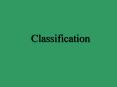 Classification PowerPoint PPT Presentation