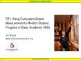 RTI: Using Curriculum-Based Measurement to Monitor Student Progress in Basic Academic Skills  Jim Wright www.interventioncentral.org PowerPoint PPT Presentation