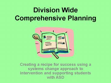 Division Wide Comprehensive Planning