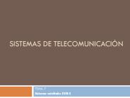 Sistemas de telecomunicaci