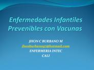 Enfermedades Infantiles Prevenibles con Vacunas