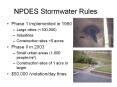 NPDES Stormwater Rules PowerPoint PPT Presentation