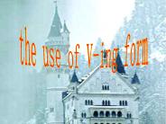 the use of V-ing form