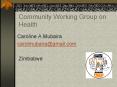 Community Working Group on Health PowerPoint PPT Presentation