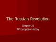The Russian Revolution PowerPoint PPT Presentation