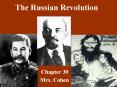 The Russian Revolution PowerPoint PPT Presentation