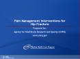 Pain Management Interventions for Hip Fracture PowerPoint PPT Presentation