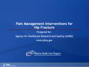 Pain Management Interventions for Hip Fracture