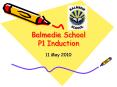 Balmedie School P1 Induction PowerPoint PPT Presentation