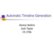 Automatic Timeline Generation