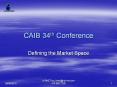 CAIB 34th Conference PowerPoint PPT Presentation
