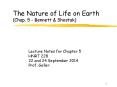 The Nature of Life on Earth (Chap. 5 - Bennett PowerPoint PPT Presentation