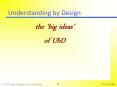 Understanding by Design PowerPoint PPT Presentation