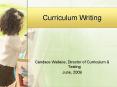 Curriculum Writing PowerPoint PPT Presentation