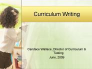 Curriculum Writing