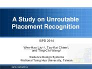 A Study on Unroutable Placement Recognition
