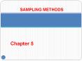 SAMPLING METHODS PowerPoint PPT Presentation