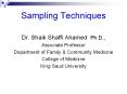 Sampling Techniques PowerPoint PPT Presentation