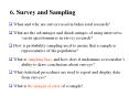 6. Survey and Sampling PowerPoint PPT Presentation