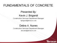 FUNDAMENTALS OF CONCRETE