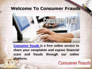 Consumer Frauds
