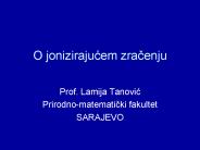 O jonizirajucem zracenju
