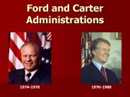 Ford and Carter Administrations