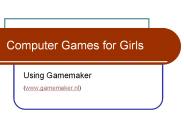 Computer Games for Girls