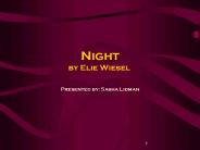 Night by Elie Wiesel