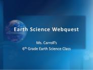 Earth Science Webquest