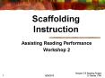 Scaffolding Instruction PowerPoint PPT Presentation
