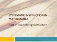 SYSTEMATIC INSTRUCTION IN MATHEMATICS PowerPoint PPT Presentation