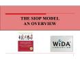 THE SIOP MODEL AN OVERVIEW PowerPoint PPT Presentation