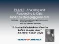 PLAN 5: Analyzing and Responding to Data lkirklin.cs.chicago@gmail.com PowerPoint PPT Presentation